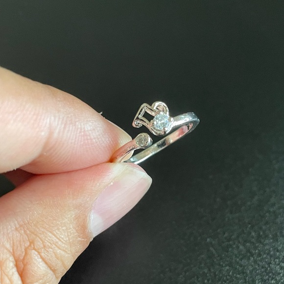 S925 Constellation Aquarius adjustable ring - Picture 7 of 8